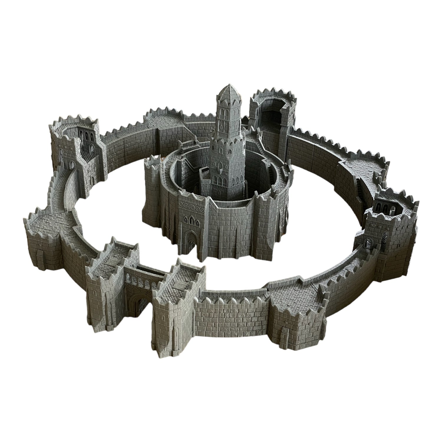 Category image for Tabletop terrain pieces. 3D printed terrain piece Ivory City for 28mm Tabletop.