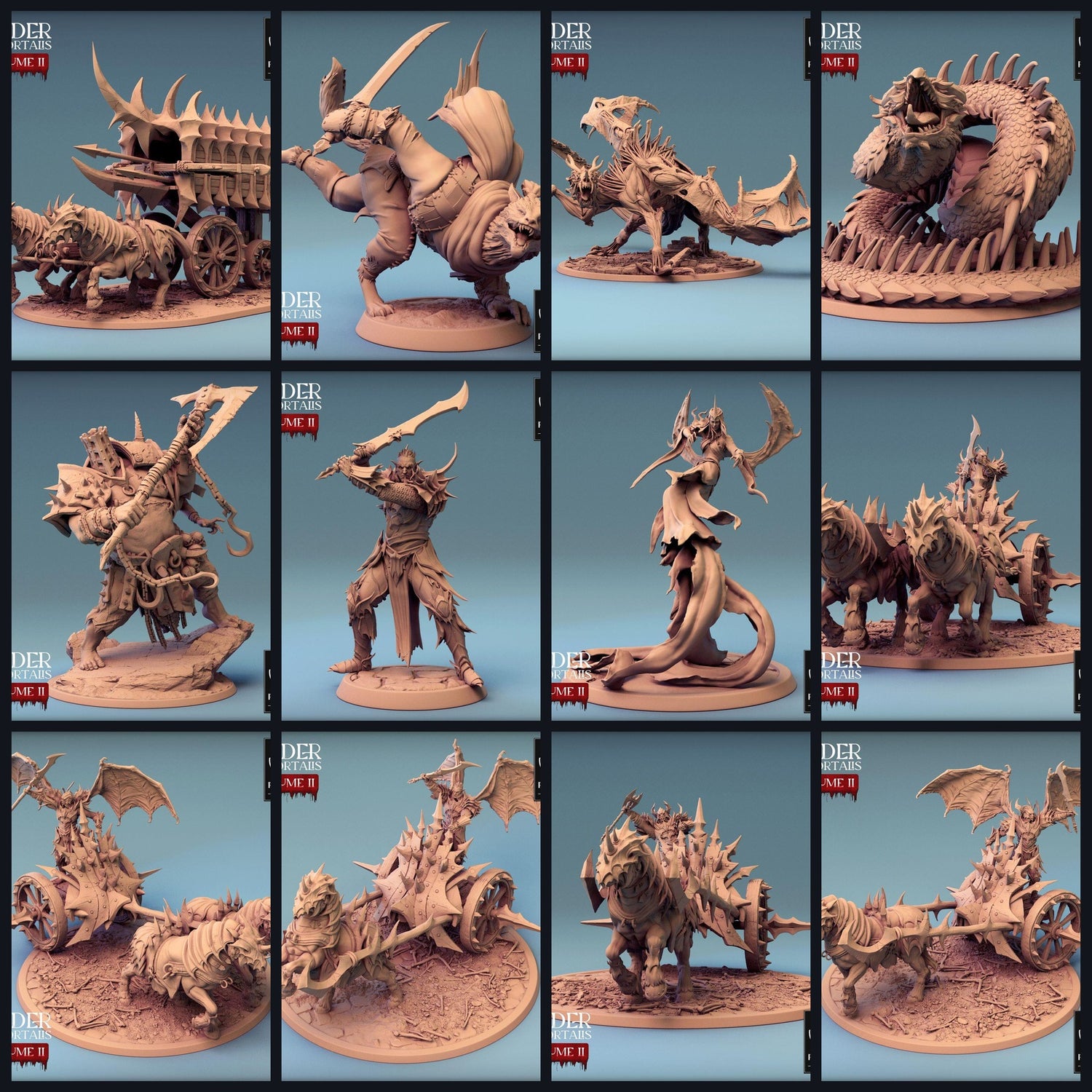 This image is the category image for the release 24_02: Order Immortalis - Volume 2 | Rescale Miniatures