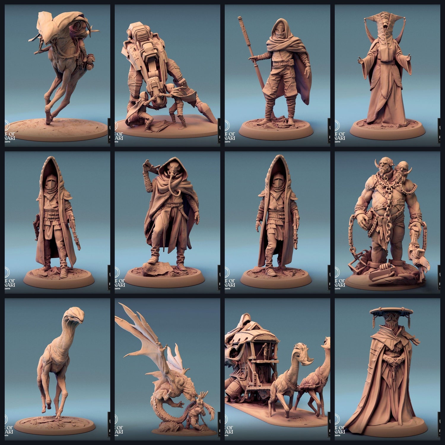 This image is the category image for the release 24_03: People of the Dunnari - Desert Nomads & Beasts