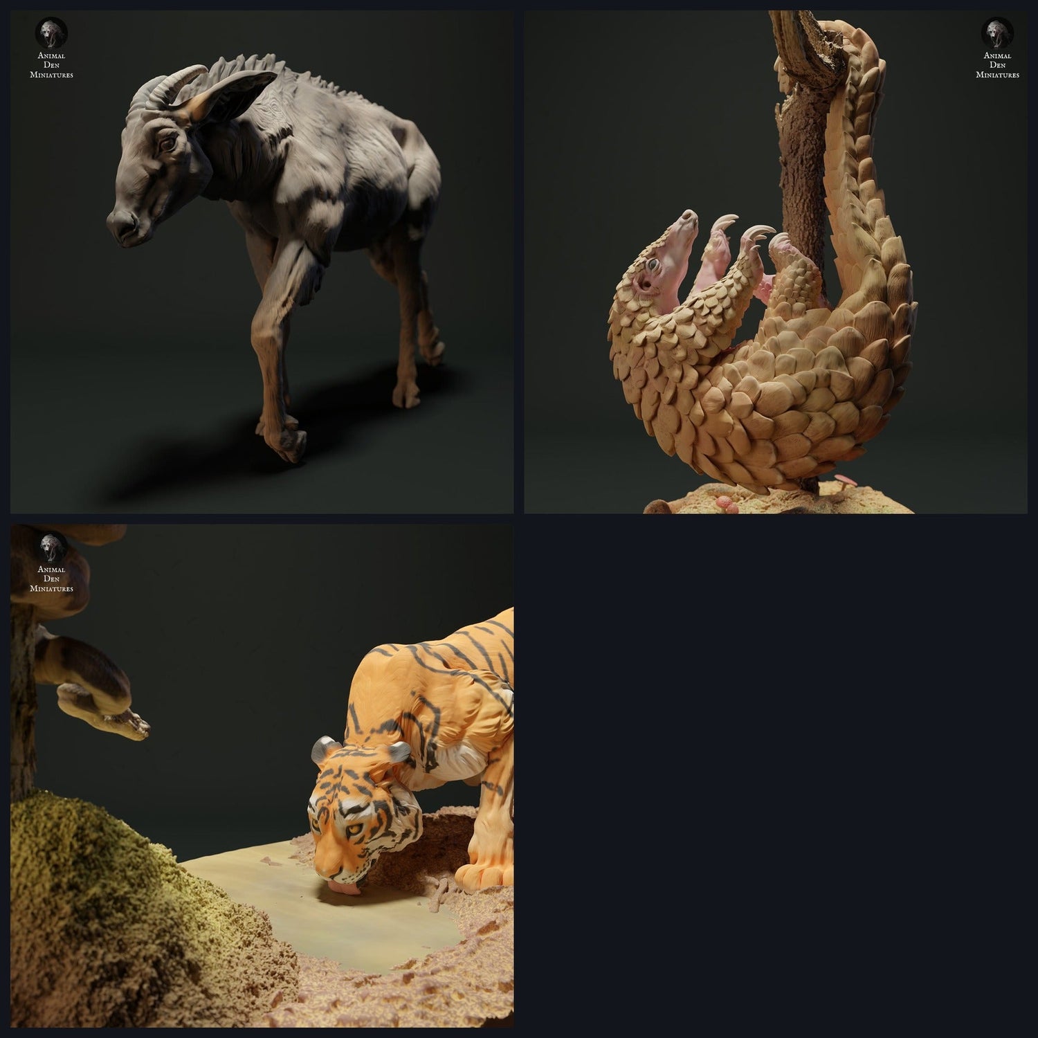 This image is the category image for the release 23_05: Asiatische Dschungel-animal figures for diorama and model building.