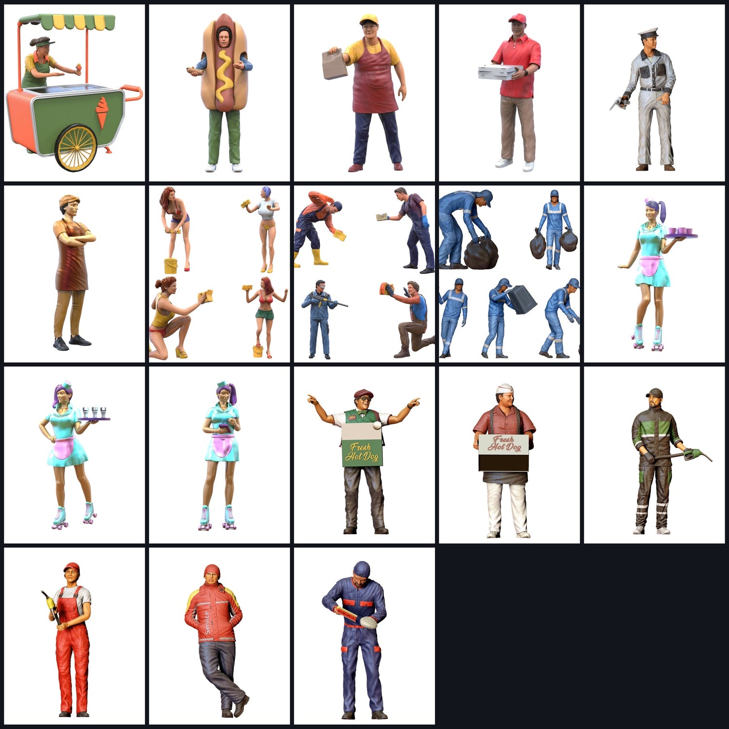 Dieses Bild ist das Kategoriebild fuer die Themenwelt Verkauf, Gastro & Service