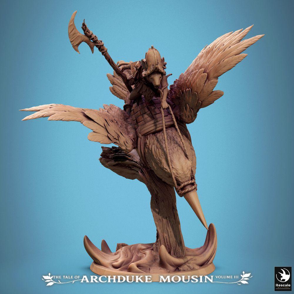 Collection image for Tabletop: Mouse Knight on Kingfisher as a 28mm Tabletop miniature by Rescale Miniatures