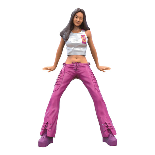 Product photo diorama and model building miniature figure: Woman leaning