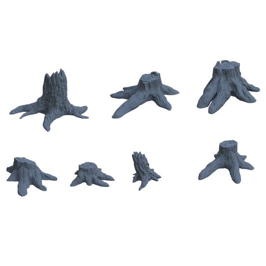Product photo diorama and model building decoration, accessories: 0: Trees: 7 tree stumps