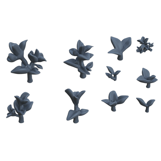 Product photo diorama and model building decor, accessories: 0: Plants and greenery: 10 Dwarf Pepper - Peperomia