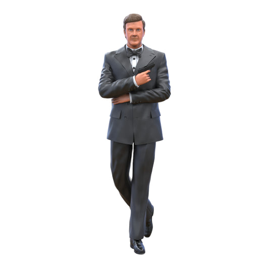 Product photo diorama and model building miniature figure: Secret Agent