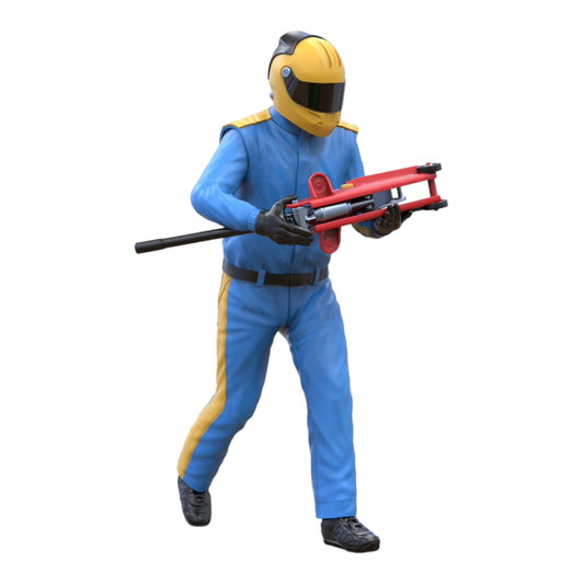 Product photo diorama and model building miniature figure: Pit Crew Jack