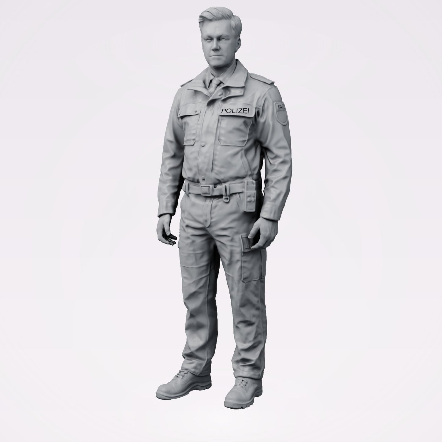 Diorama model-making product photo 9: German police officers figure set