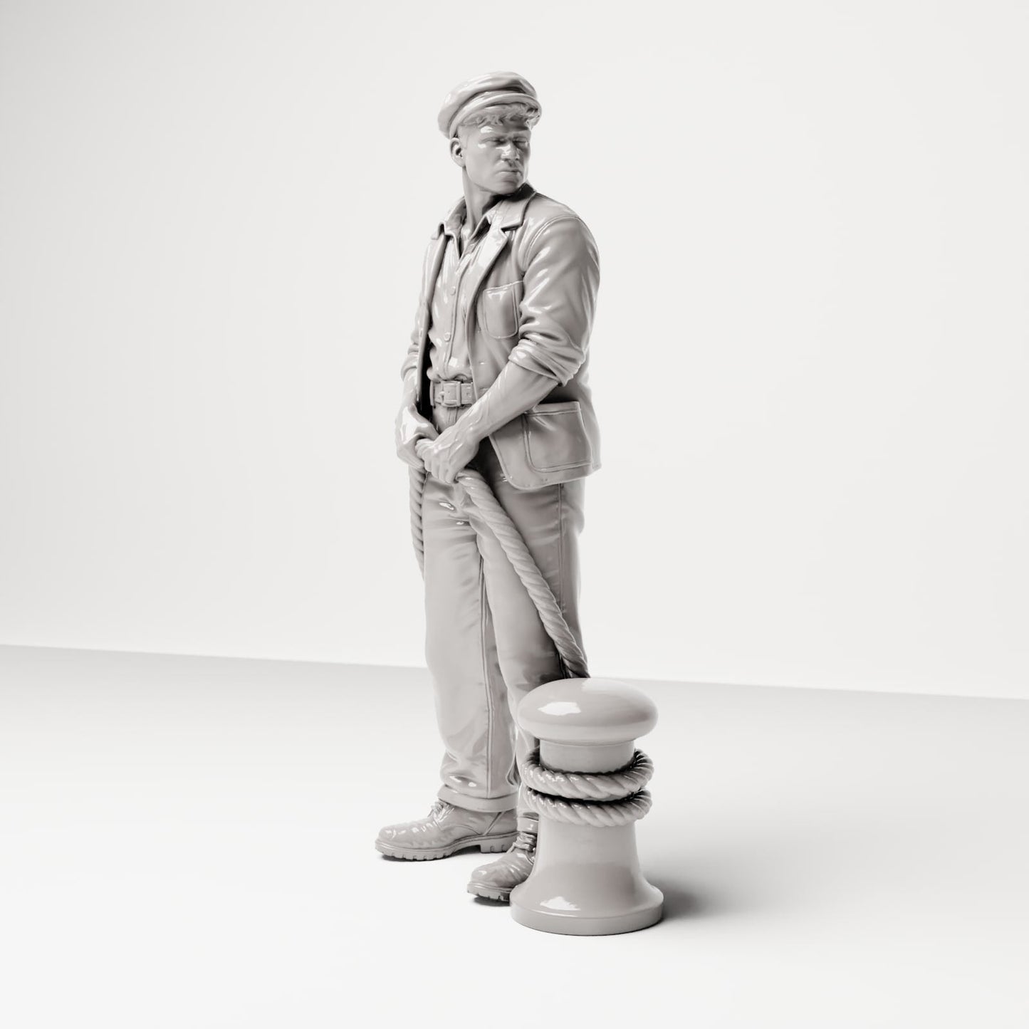 Diorama model making product photo 9: Diorama figure set: Historical dock and harbour workers from the 1920s-1930s