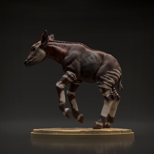 Product photo Animal Figure Diorama, Model Building: 0: Savanna Animal Figure: Okapi Calf (Ref 01_01_52)