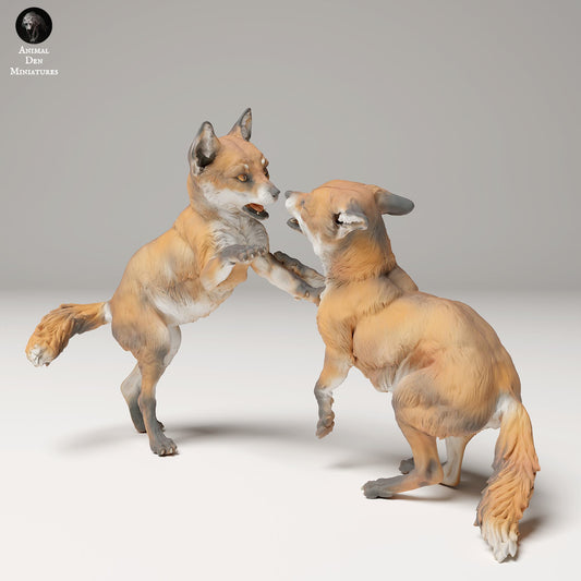 Product photo Animal Figure Diorama, Model Building: 0: Wild Animal Figure: Fox Cub – Red Fox (Ref 24_09_05)