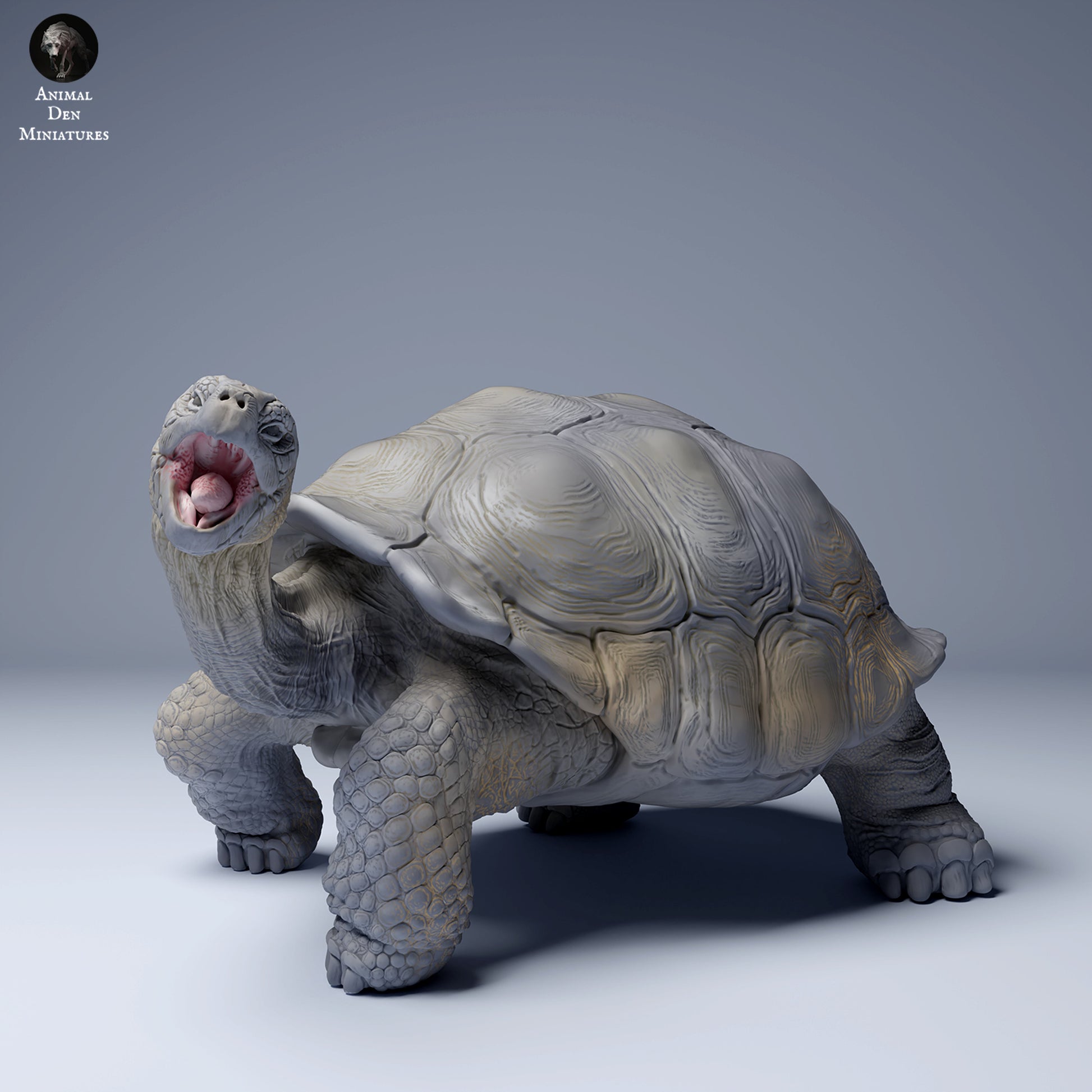 Product photo animal figure diorama, model building: 0: Jungle animal figure: feeding Galápagos giant tortoise (Ref 24_08_03)