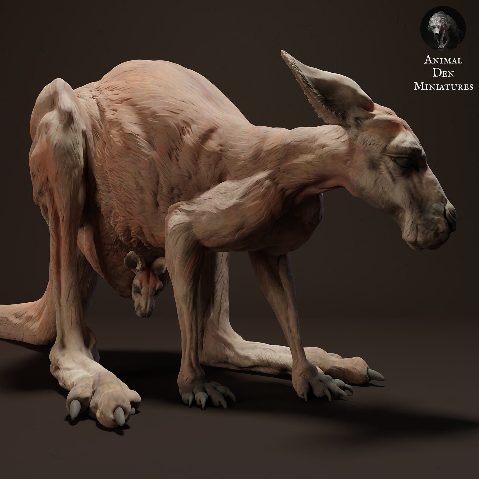 Product photo Animal Figure Diorama, Model Building: 0: Wild Animal Figure: Red Kangaroo Female (Ref 01_01_08)