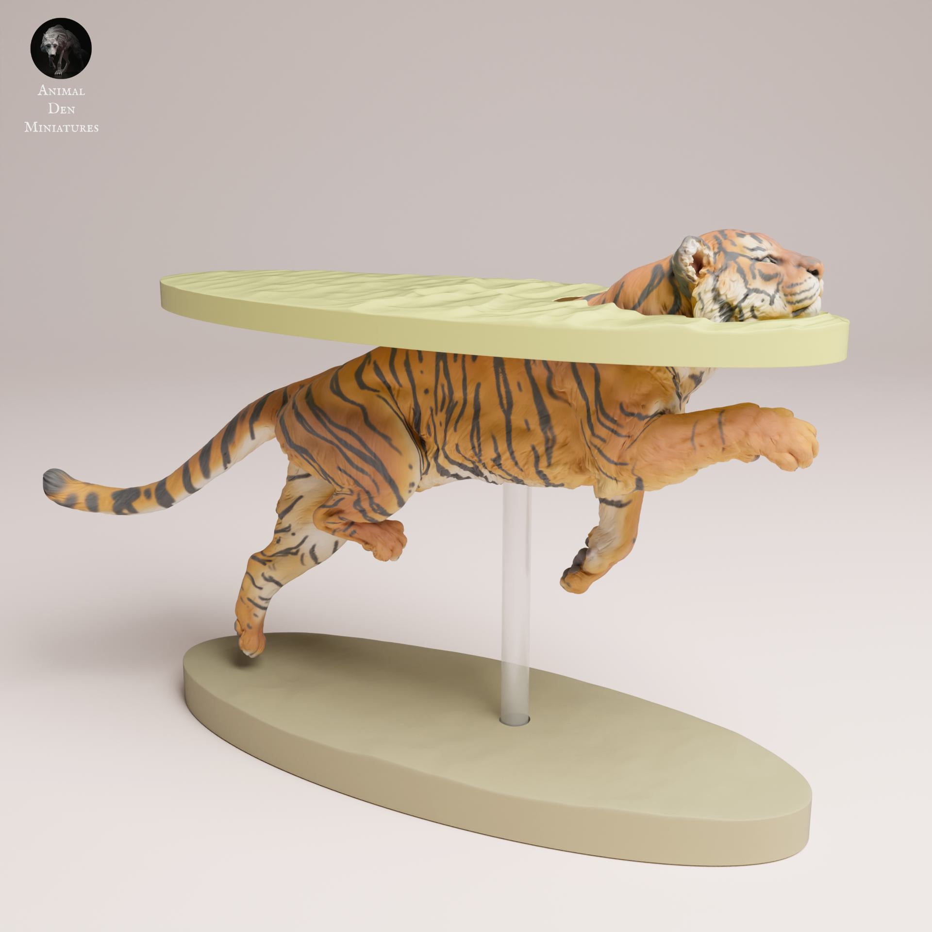 Product photo Animal Figure Diorama, Model Building: 0: Wildlife Figure: Swimming Sumatran Tiger (Ref 25_03_03)