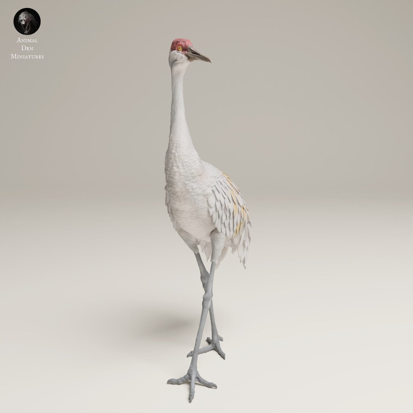 Produktfoto Tier Figur Diorama, Modellbau: 0: Wildtier Figur: Großer Kanadakranich – Greater Sandhill Crane (Ref 25_06_11)
