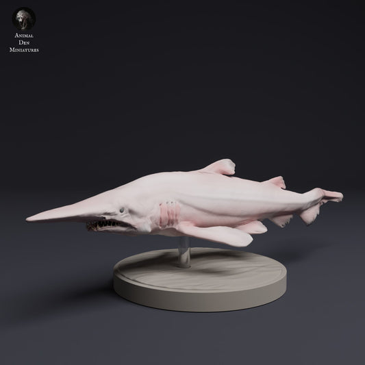 Product photo Animal Figure Diorama, Model Building: 0: Sea Creature Figure: Goblin Shark (Ref 25_04_01)