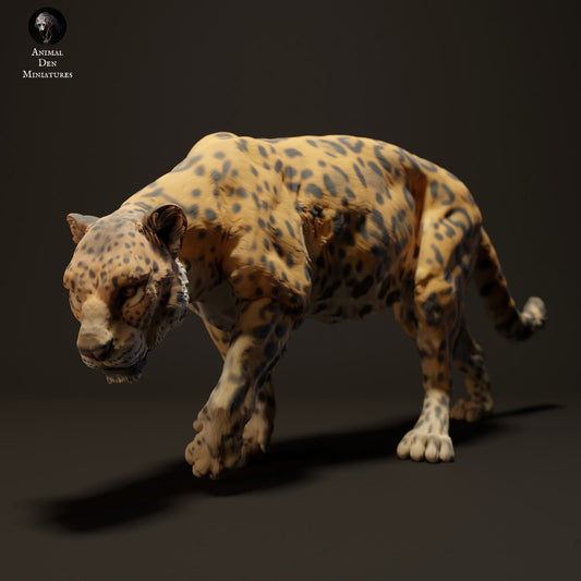 Product photo Animal Figure Diorama, Model Building: 0: Wild Animal Figure: Jaguar – Jungle Predator (Ref 01_01_04)