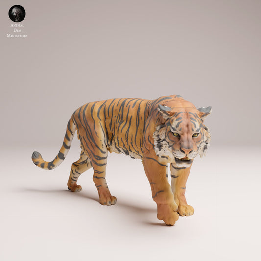Product photo Animal Figure Diorama, Model Building: 0: Wild Animal Figure: Sumatra Tiger – Jungle Animals (Ref 25_03_02)
