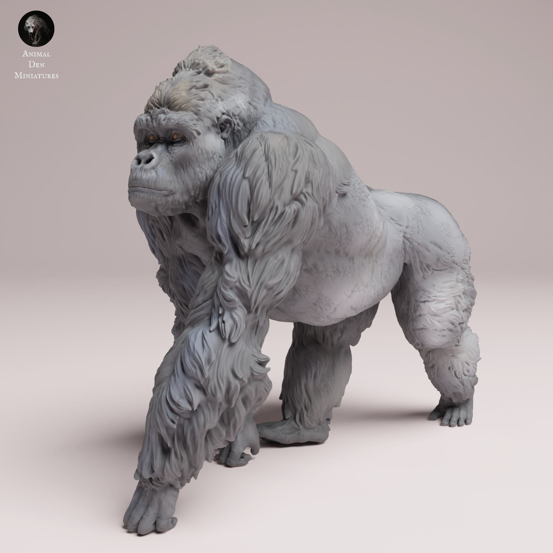 Product photo Animal Figure Diorama, Model Building: 0: Jungle Animal Figure: Eastern Lowland Gorilla – Silverback (Ref 25_07_08)