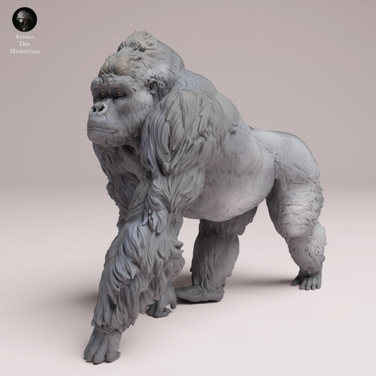 Product photo Animal Figure Diorama, Model Building: 0: Jungle Animal Figure: Eastern Lowland Gorilla – Silverback (Ref 25_07_08)