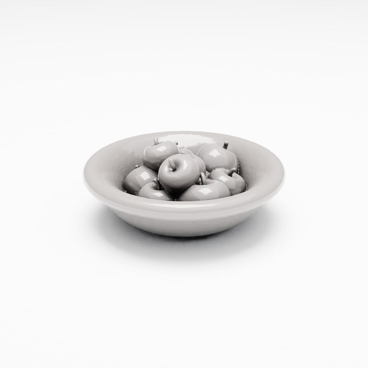 Diorama model-building product photo 3: Diorama Kitchen & Table: Fruit Bowl with Apples (Ref. 108D)