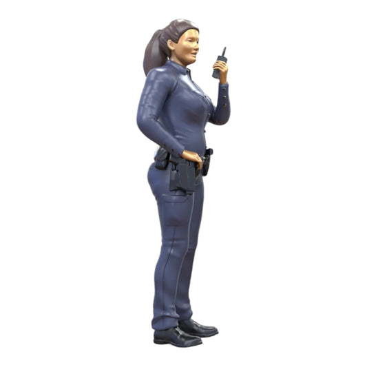 Product photo diorama and model building miniature figure: Policewoman 1