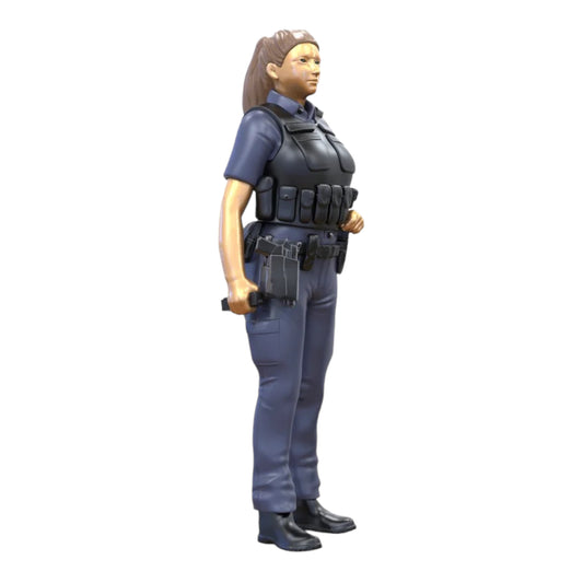 Product photo diorama and model building miniature figure: Policewoman 2