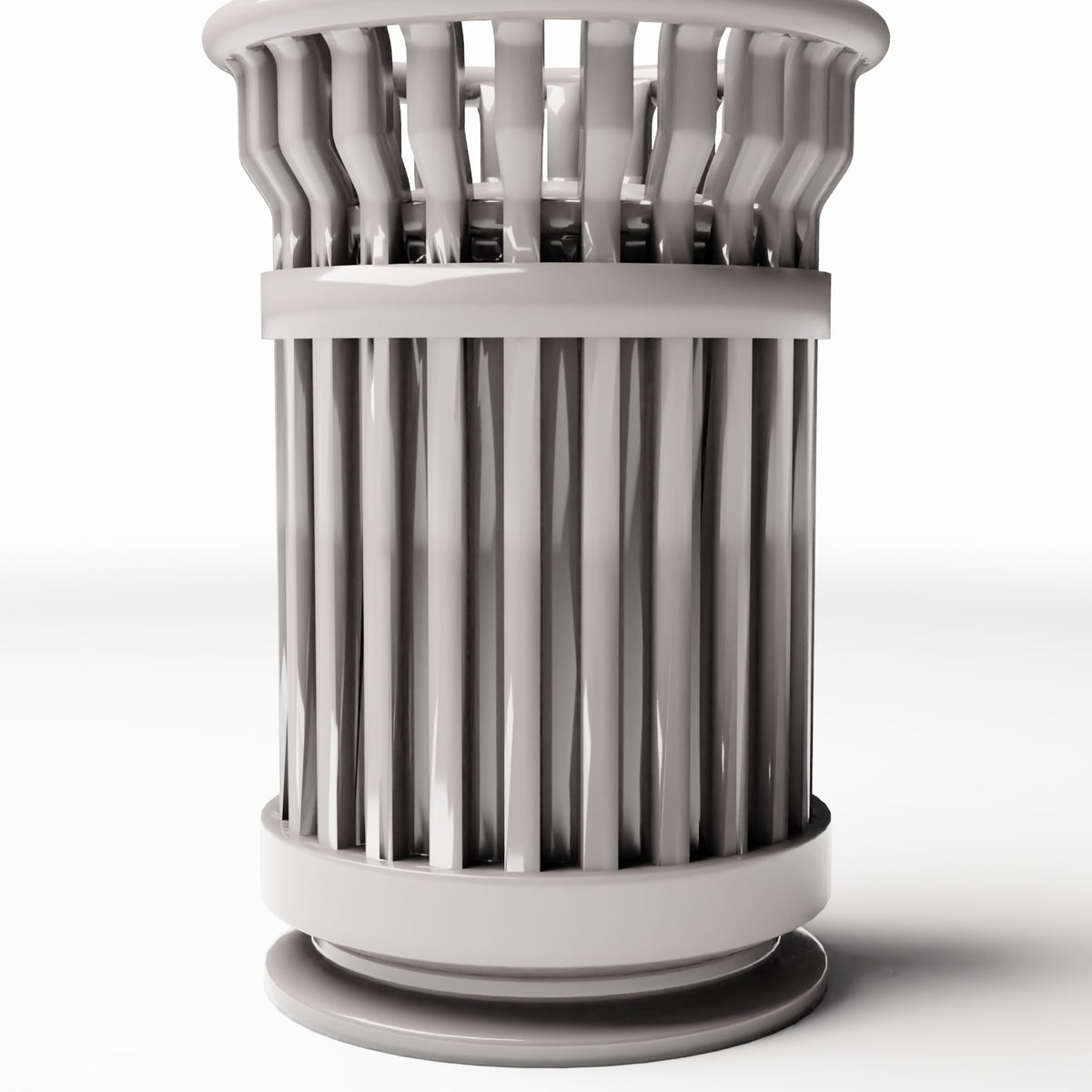 Diorama model-building product photo 3: Street Diorama: Ribbed Street Litter Bin (Ref. 1152D)