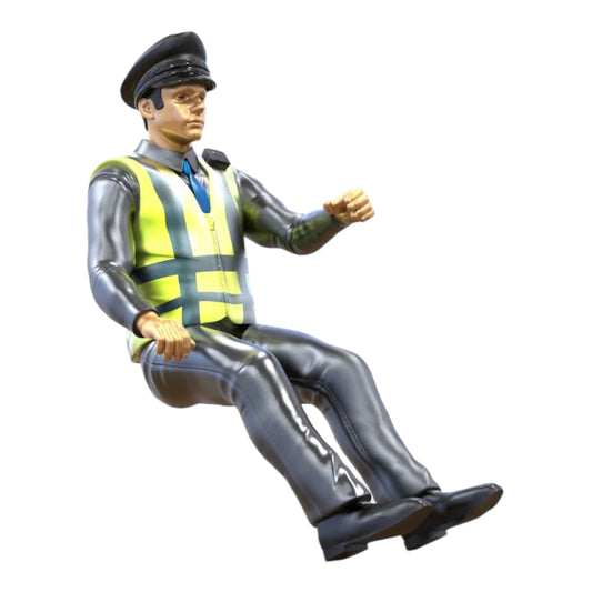 Product photo diorama and model building miniature figure: Traffic police officer 3