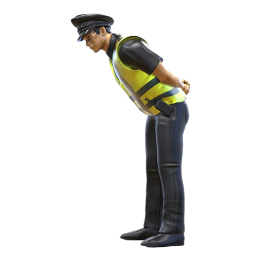Product photo diorama and model building miniature figure: Traffic policeman 4