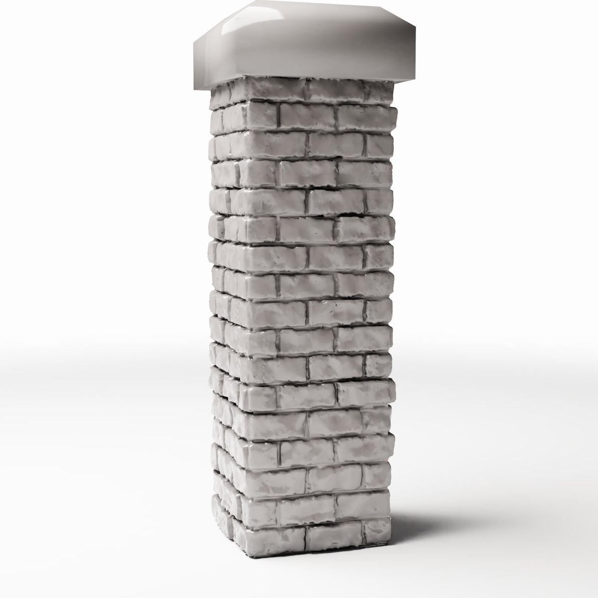 Diorama model-building product photo 3: Diorama Building: Low Brick Pillar (Ref. 1199D)