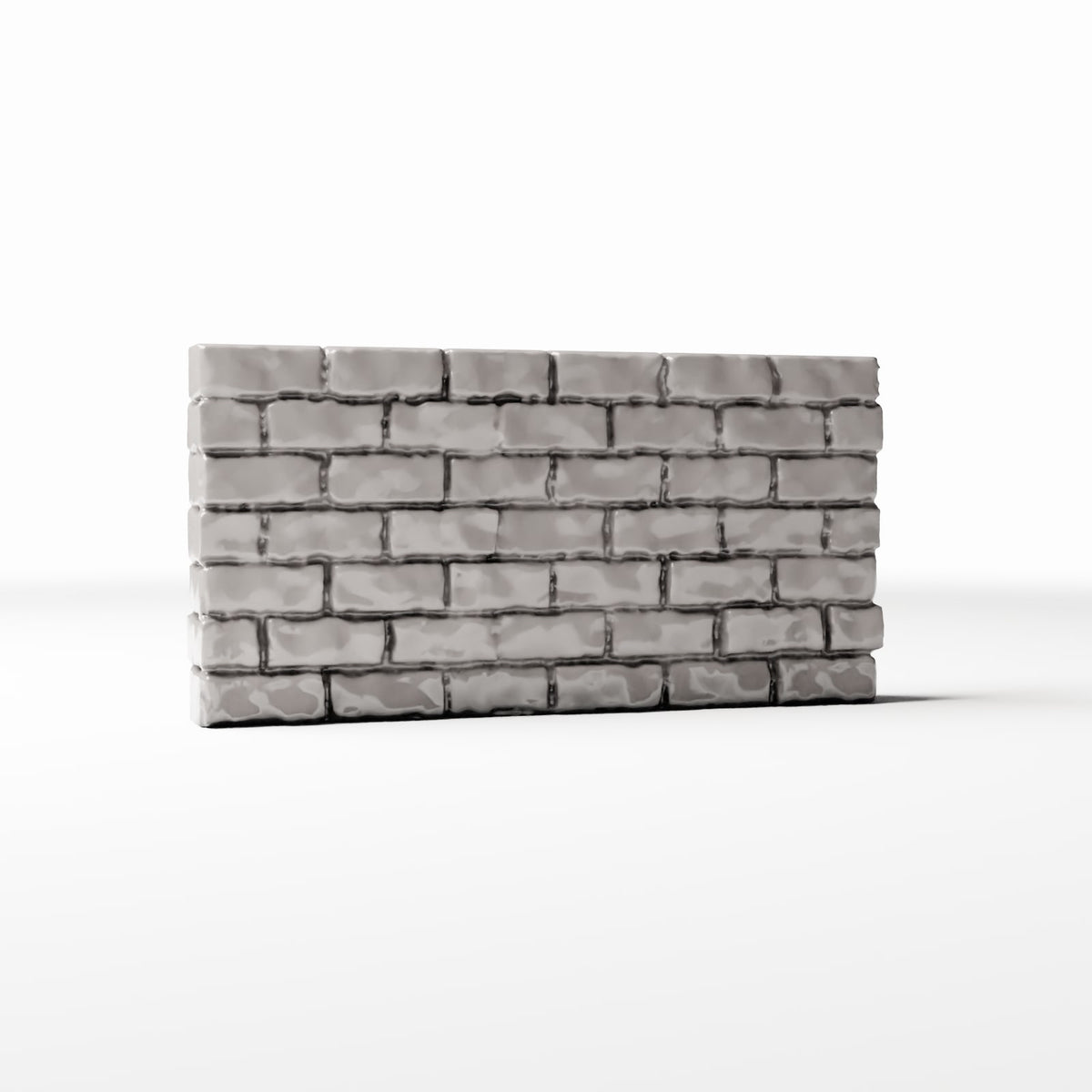 Diorama Modellbau Produktfoto 3: Diorama Gebäude: Niedrige schmale Ziegelwand (Ref. 1205D)