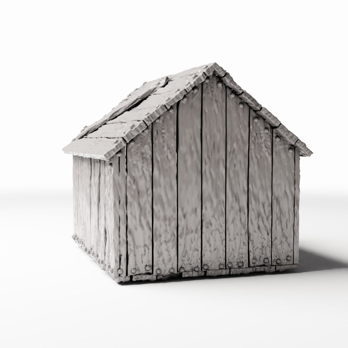 Diorama model-building product photo 3: Diorama Terrain: Weathered Doghouse (Ref. 127D)
