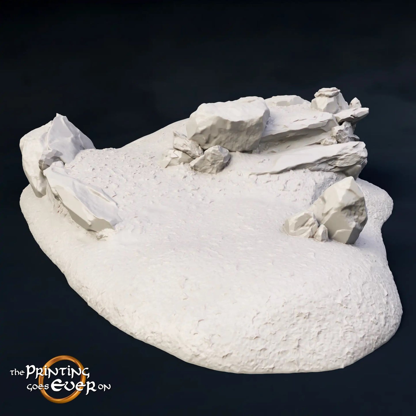 Product photo Tabletop 28mm The Printing Goes Ever On (TPGEO) 0: Hill Terrain Type C - Gentle Rise in Grassland