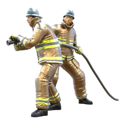 Product photo diorama and model building miniature figure: Firefighter 3