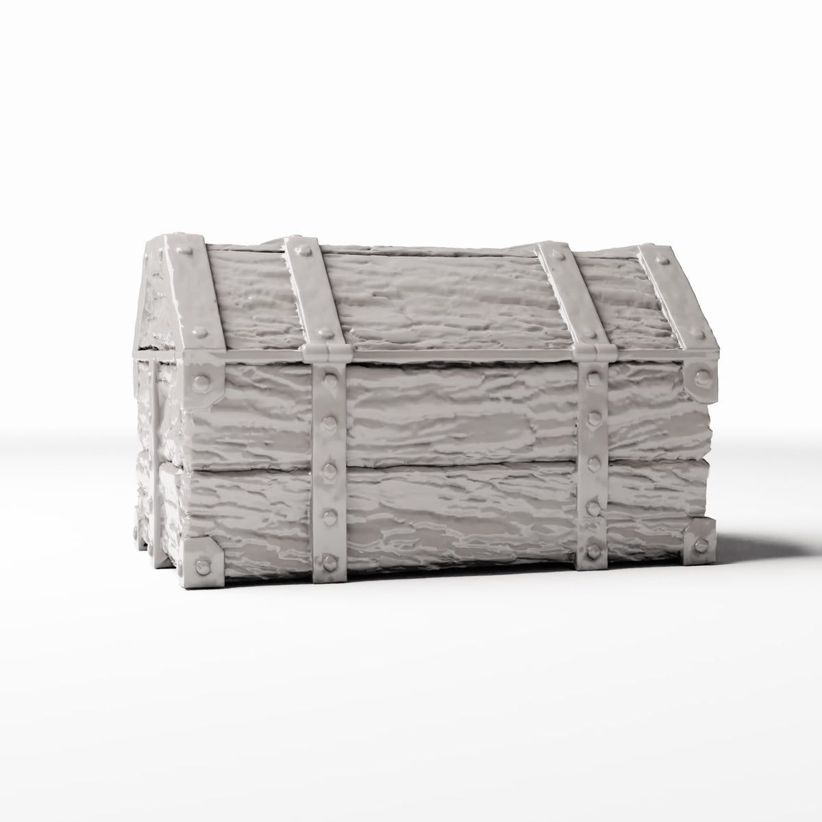 Diorama model-building product photo 3: Diorama Storage: Large Treasure Chest with Padlock (Ref. 1463D)