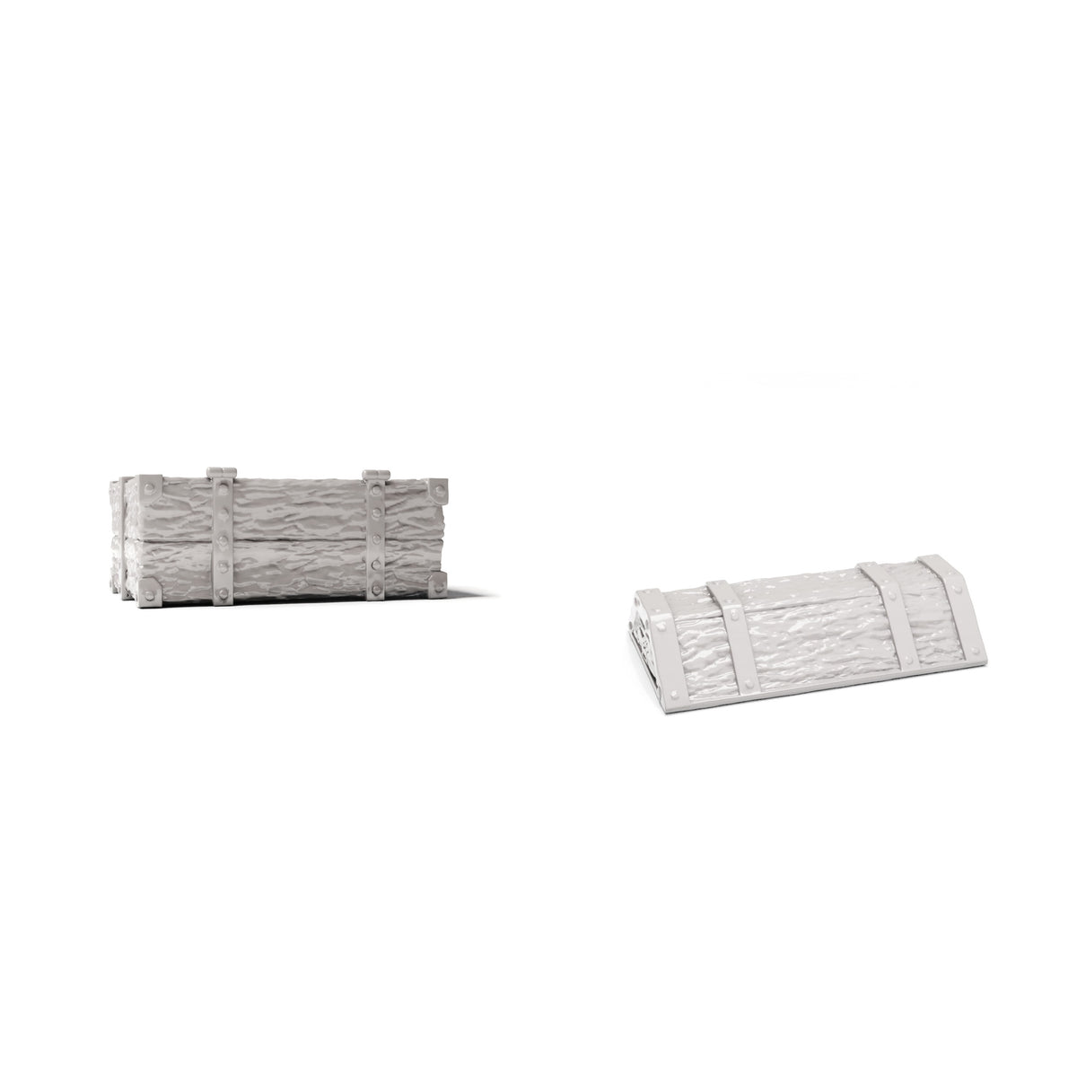Diorama model-building product photo 3: Diorama Supplies: Large Open Treasure Chest (Ref. 1521D)