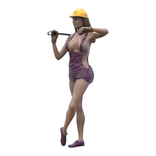 Product photo diorama and model building miniature figure: Mechanic 2