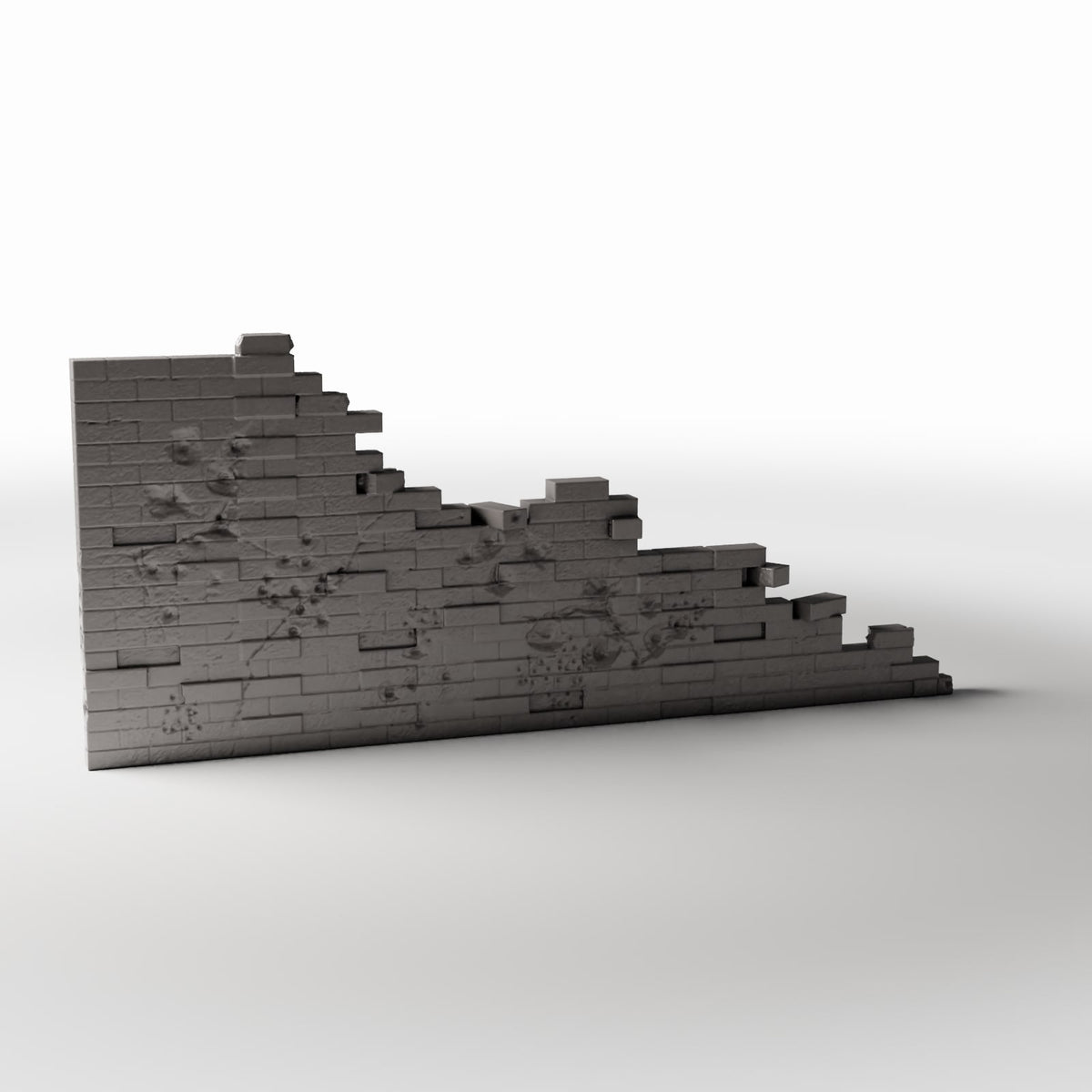Diorama model-building product photo 3: Military Diorama: Damaged Brick Wall with Bullet Holes (Ref. 1630D)