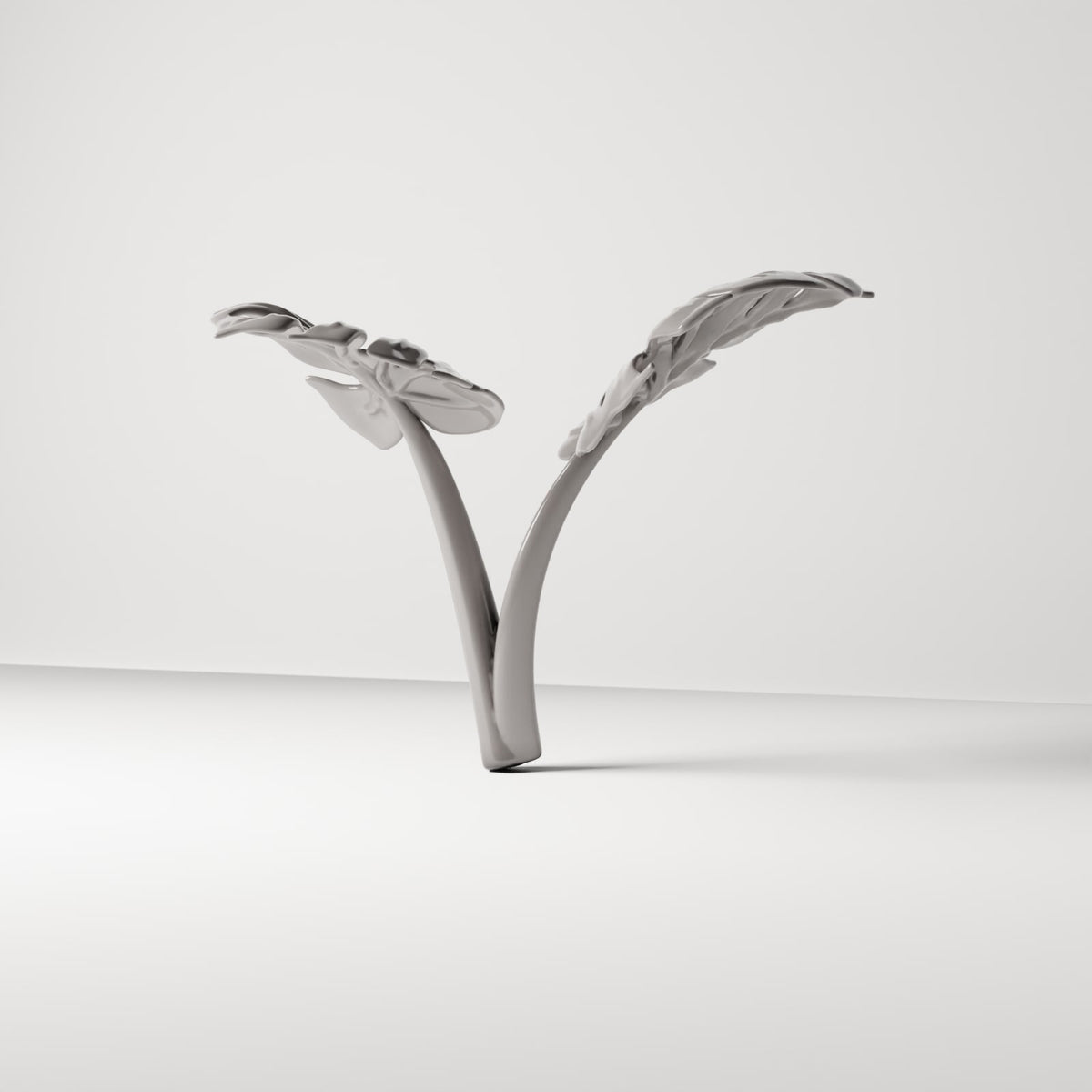 Diorama model-building product photo 3: Diorama Plants: Monstera with Two Leaves (Ref. 181D)