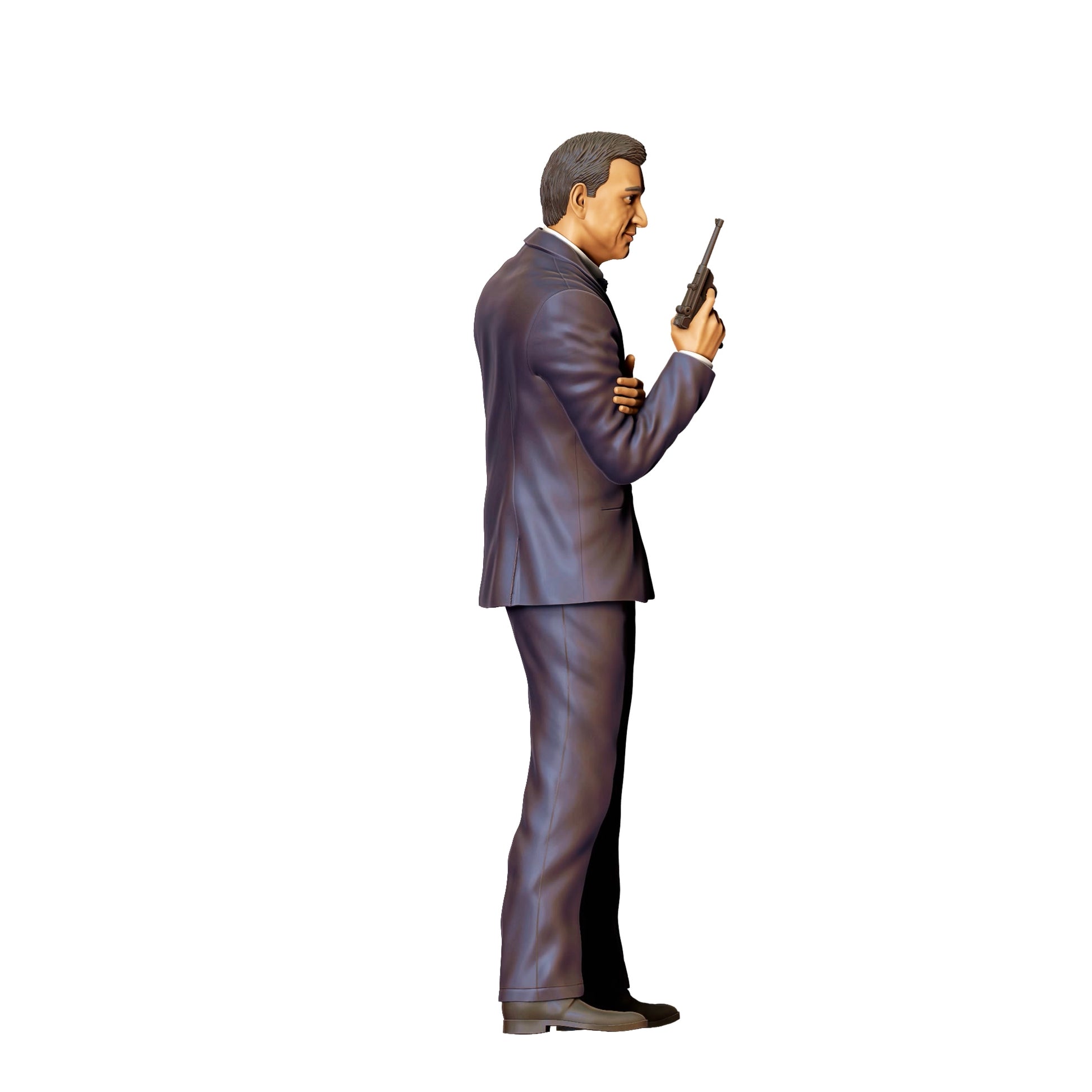 Diorama model building product photo 0: Secret agent in suit with pistol B (Ref. No. 367)