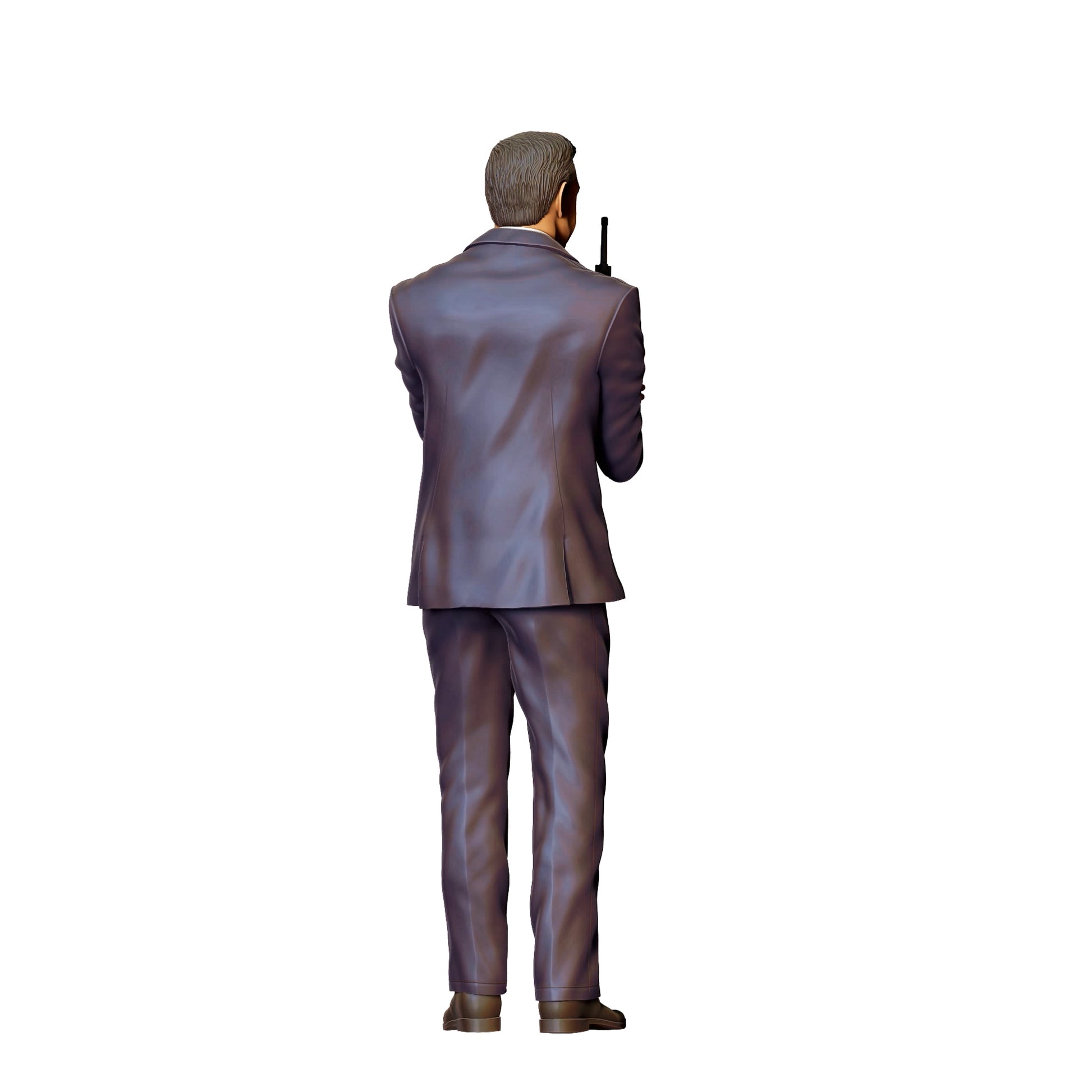 Diorama model building product photo 0: Secret agent in suit with pistol B (Ref. No. 367)