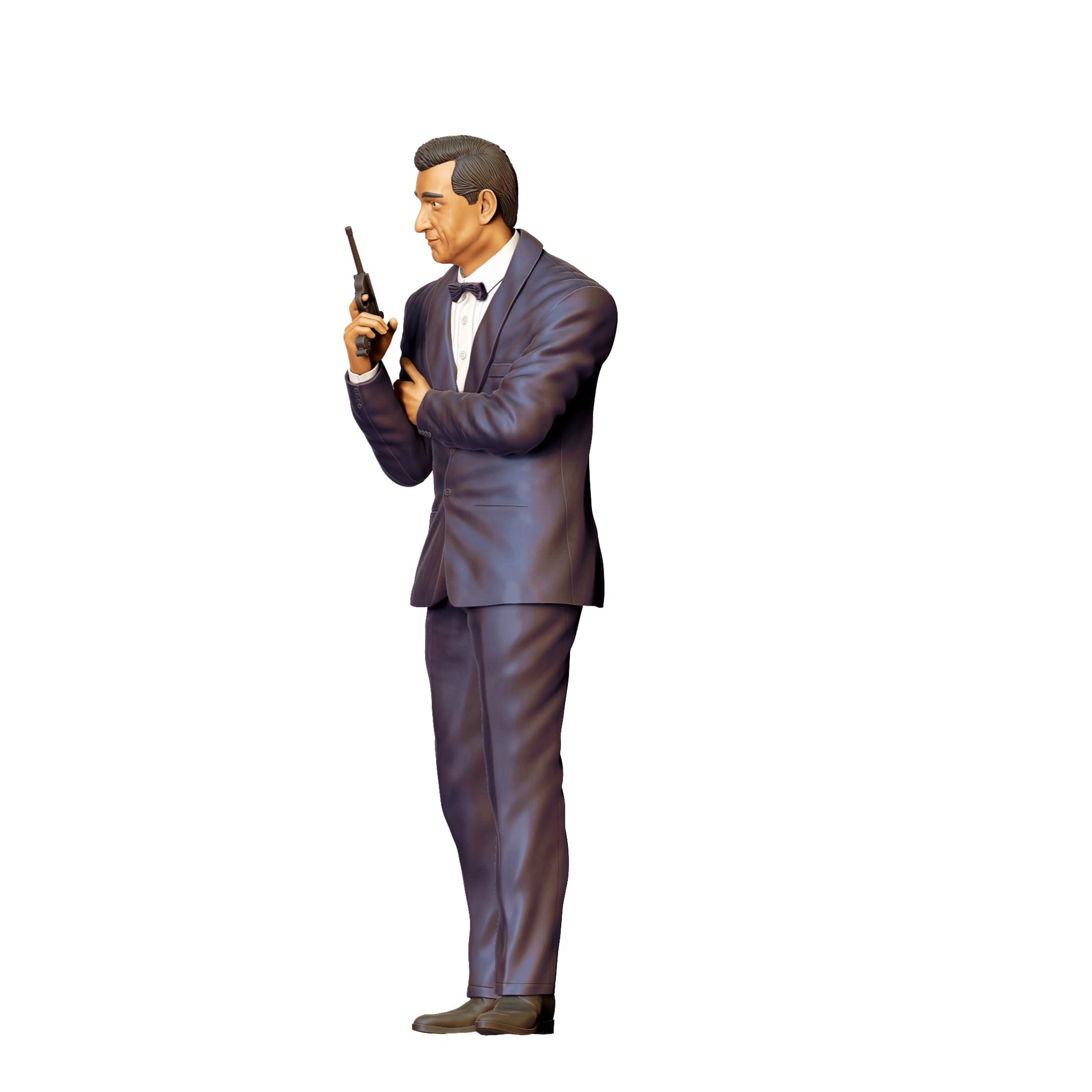 Diorama model building product photo 0: Secret agent in suit with pistol B (Ref. No. 367)