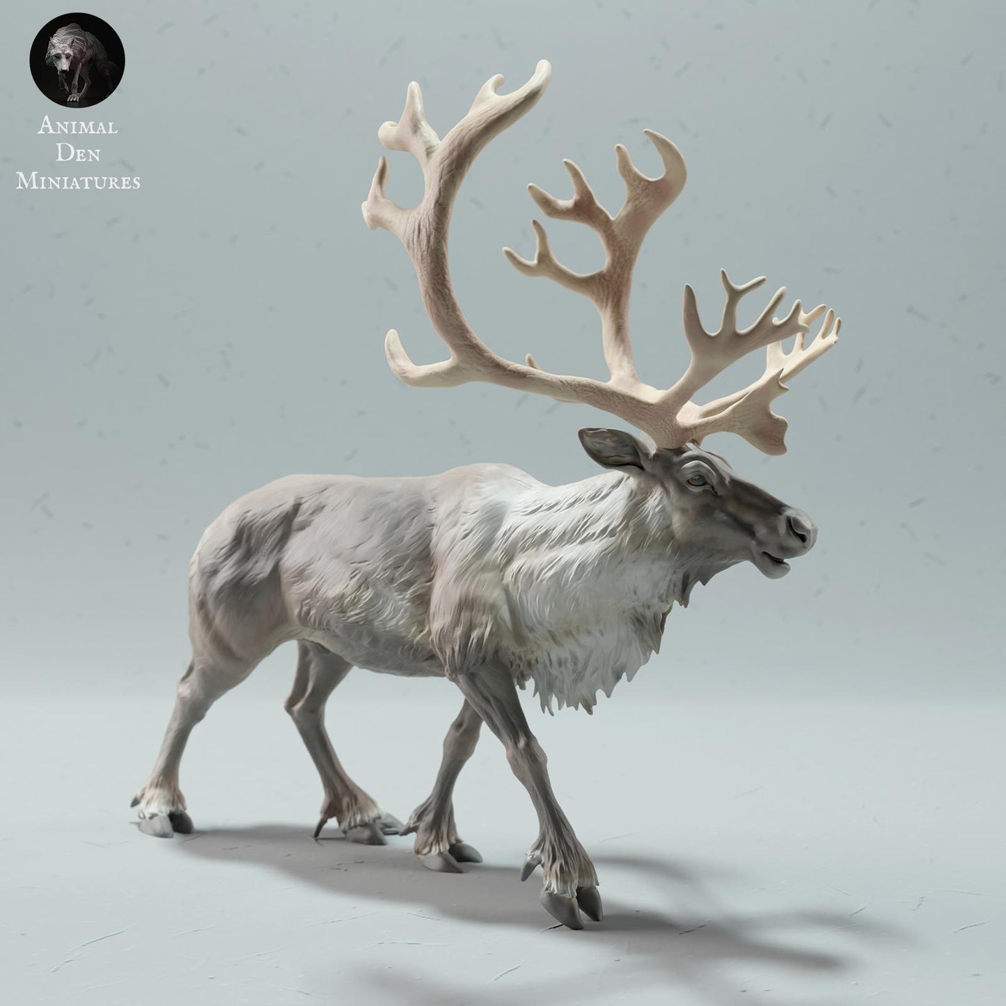 Product photo Animal Figure Diorama, Model Building: 0: Wild Animal Figure: Calling Reindeer Bull / Caribou (Ref 01_01_70)