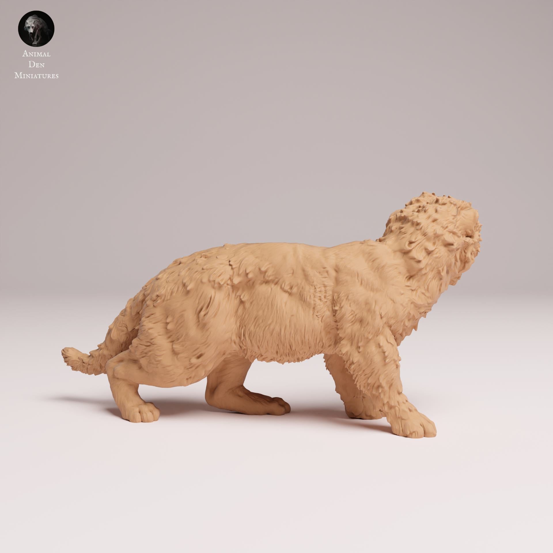 Product photo Animal Figure Diorama, Model Building: 0: Wild Animal Figure: Amur Leopard Cub – Animal Miniature for Dioramas (Ref 25_07_17)