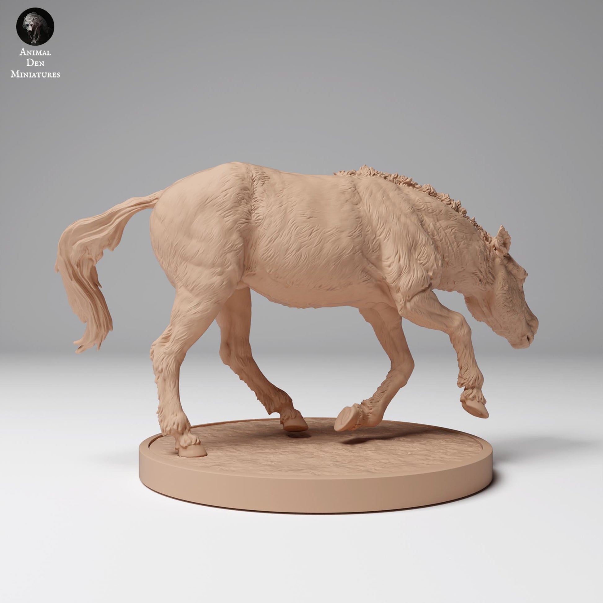 Product photo Animal Figure Diorama, Model Building: 0: Wild Animal Figure: Running Przewalski Horse (Ref 24_12_01)