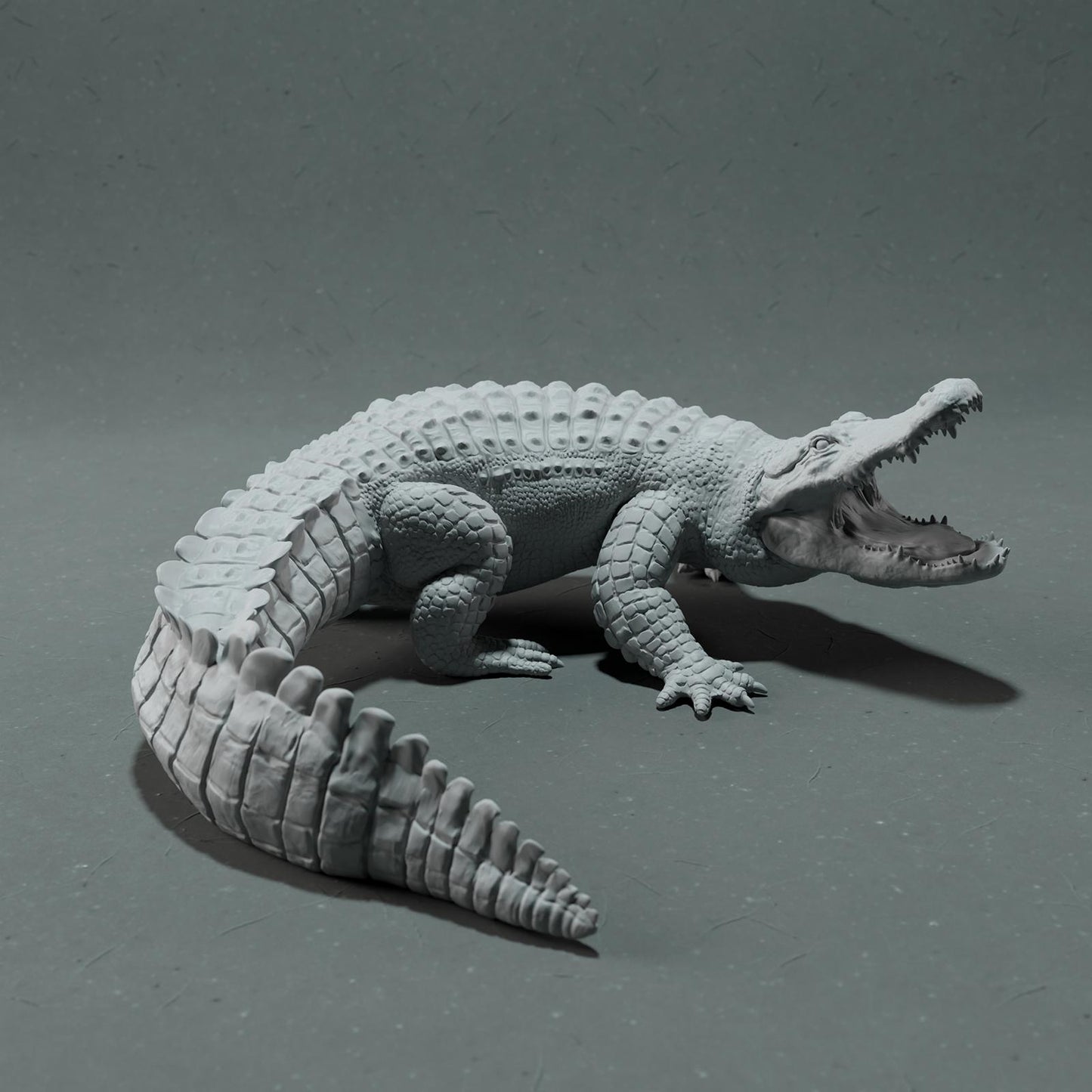 Product photo Animal Figure Diorama, Model Building: 0: Wildlife Figure: American Alligator – Attack Pose (Ref 01_01_78)