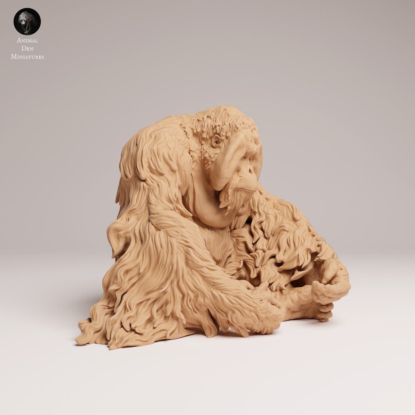 Produktfoto Tier Figur Diorama, Modellbau: 0: Dschungel Tier Figur: sitzender Sumatra Orang-Utan (Ref 25_03_07)