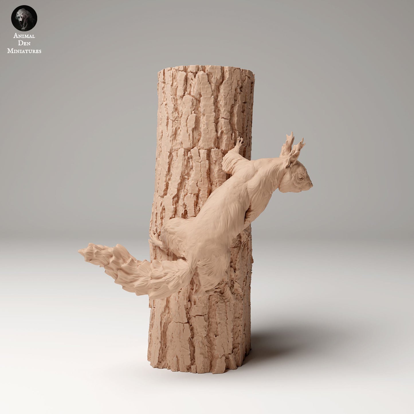 Produktfoto Tier Figur Diorama, Modellbau: 0: Wildtier Figur: Eichhörnchen auf Baum – Rotes Eichhörnchen (Ref 24_09_01)