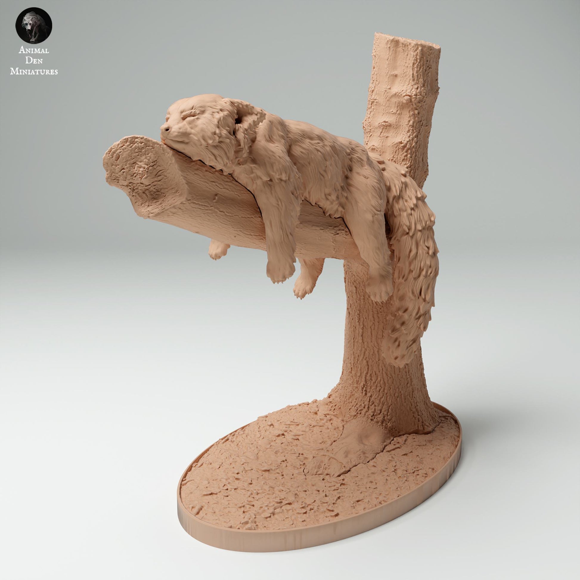 Product photo Animal Figure Diorama, Model Building: 0: Jungle Animal Figure: Sleeping Red Panda (Ref 25_02_02)